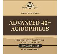 Solgar Advanced 40+ Acidophilus Vegetable Capsules - Pack of 120 - For People Aged 40+, With LA-5 and BB-12 - Maintains Healthy Bacteria Levels