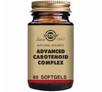 Solgar Advanced Carotenoid Complex Softgels - Natural Beta-Carotene with Alpha-Carotene & Lycopene - 60 Softgels - E35
