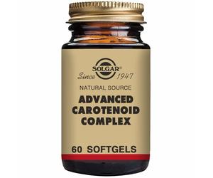 Solgar Advanced Carotenoid Complex Softgels - Natural Beta-Carotene with Alpha-Carotene & Lycopene - 60 Softgels - E35
