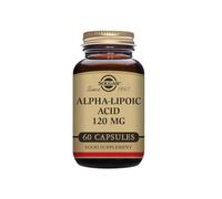 Solgar Alpha-Lipoic Acid 120 mg - 60 Vegetable Capsules | Premium Fatty Acid Health Supplement - Free from Sugar, Salt & Starch - Vegan, Vegetarian, Kosher & Halal