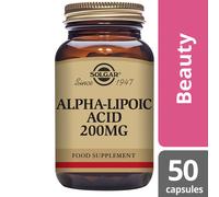 Solgar Alpha Lipoic Acid 200mg 50 Vegan Vegetarian Capsules Gluten Dairy Free