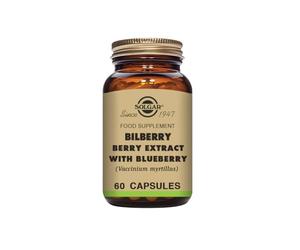 Solgar Bilberry Berry Extract with Blueberry Vegetable Capsules - Pack of 60 - Antioxidant - Supporting Daily Wellbeing -Vegan and Gluten Free