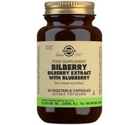 Solgar Bilberry Extract Capsules Blueberry Vegans Gluten Free 60 Vegetable Caps