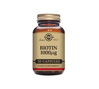 Solgar Biotin 1000 µg Vegetable Capsules - Pack of 50 - for Healthy