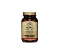 Solgar Biotin 120 Vegetable Capsules Energy Metabolism Promotes Healthy Skin Nails & Hair Super High Potency 10,000mcg