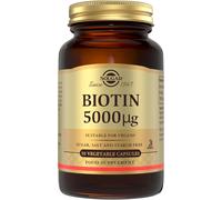 Solgar Biotin 5000 µg Vegetable Capsules - Pack of 50