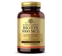 Solgar Biotin 5000 µg Vegetable Capsules - Pack of 50