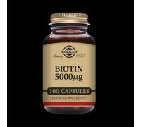 Solgar Biotin 5000µg 100 Vegi Capsules - EXP 05/27