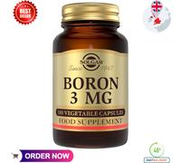 Solgar Boron 3 Mg Vegetable Capsules - Food Supplement, 100 count (Pack of 1)