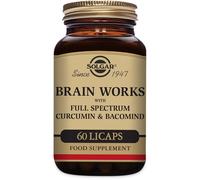 Solgar Brain Works with Full Spectrum Curcumin & Bacomind 60 Capsules