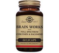 Solgar Brain Works with Full Spectrum Curcumin & Bacomind 60 Capsules