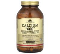 Solgar, Calcium "600" from Oyster Shell with Vitamin D3, 240 Tablets