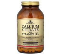 Solgar Calcium Citrate with Vitamin D3 120 - 240 Tablets, Fresh, Free P&P