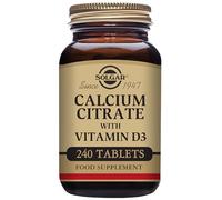 Solgar Calcium Citrate with Vitamin D3-240 Tablets | Highly Absorbable Bone & Teeth Support Formula - High Potency Calcium with Vitamin D3 for Muscle & Immune Health, 240s