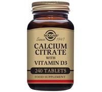 Solgar Calcium Citrate with Vitamin D3 - Healthy Bones & Teeth - High Potency Formula - 240 Tablets