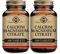 Solgar Calcium Magnesium Citrate 100 Tablets X 2