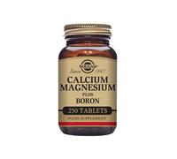 Solgar Calcium Magnesium + Boron Tablets - Bones & Teeth, Muscle & Immune Support, Vegan, 250 Tablets