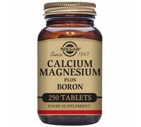 Solgar Calcium Magnesium + Boron Tablets - Bones & Teeth, Muscle & Immune Support, Vegan, 250 Tablets