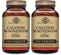 Solgar Calcium Magnesium Plus Zinc 250 Tablets X 2