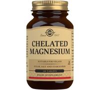 Solgar Chelated Magnesium Tablets – Supports Muscle and Nervous System, Energy – Pack of 100