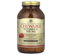 Solgar, Chewable Vitamin C, Natural Cran-Raspberry Flavor, 500 mg, 90 Chewable Tablets