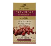 Solgar, Cran Flora, with Probiotics, 60 Vegetable Capsules