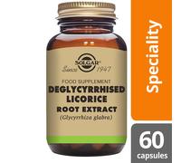 Solgar Deglycyrrhised Licorice Root Extract 60 Vegetable Capsule Vegan No Gluten