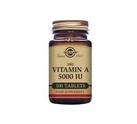 Solgar 5000 IU Dry Vitamin A Tablets - 100 Tablets