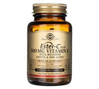Solgar Ester-C Plus 500 mg Vitamin C Vegetable Capsules - Pack of 50