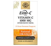 Solgar® Ester-C® Plus Effervescent - 7 x Sachets | Immunity Support - Recharges Body & Mind - Fortified with B-Vitamins, Zinc & Magnesium - Fast-Absorbing Formula