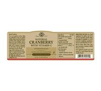 Solgar Extract Cranberry 60 Units One Size Brown