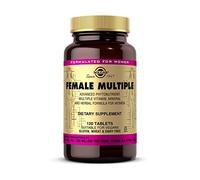 Solgar - Female Multiple Tablets - B12, C, E, Iron & Zinc - Vegan - 120 Tablets