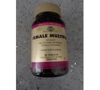 Solgar Female Multiple Tablets - 60 Count 10/26. FREE P+P