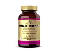 Solgar Female Multiple Tablets - Pack of 60 | 27 Key Nutrients for Women's Daily Wellbeing - Includes Vitamin C, B12, Iron & Folic Acid - Vegan
