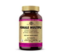 Solgar Female Multiple Tablets - Pack of 60 - With 27 Key Nutrients for Daily Wellbeing - With Vitamin C, B12, Iron and Folic Acid - Vegan