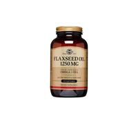 Solgar Flaxseed Oil Softgels 1250 mg 100 Count Source of Omega 3 Fatty Acids for Heart Brain Skin and Overall Health Support