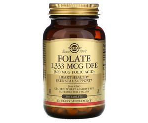 Solgar, Folate, 1,333 mcg DFE, 250 Tablets