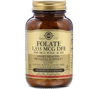 Solgar, Folate, 800 mcg, 250 Vegetable Capsules