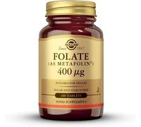Solgar Folate (As Metafolin®) 400 Μg Tablets - Food Supplement, Pack of 100 - fo