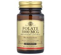 Solgar Folate, Bio-Active Form Metafolin® 1000mcg 60 - 120 Tablets, Free P&P