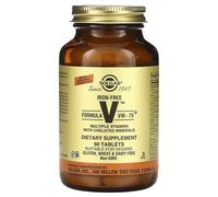 Solgar, Formula V, VM-75, Multiple Vitamins With Chelated Minerals, Iron-Free , 90 Tablets