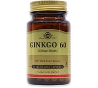 Solgar Full Potency Ginkgo 60mg Vegetable Capsules , 60
