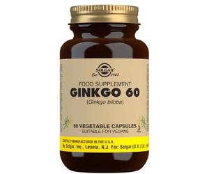 Solgar Ginkgo 60mg Vegicaps 60 Vegicaps