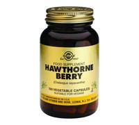 Solgar Hawthorne Berry Vegetable Capsules - Pack of 100 - Powdered Extract - Vegan, Vegetarian, Kosher