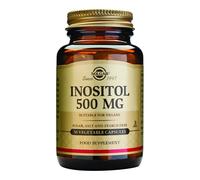Solgar Inositol 500 mg - 50 Veg Capsules (Pack of 1) | Vitamin B8 Supplement - Pure Inositol 500 mg Formula, Premium Quality - Vegan, Vegetarian, Kosher - 50 Count