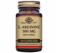 Solgar Amino Acid Supplement L-Arginine 500 mg Vegetable Capsules - Pack of 50