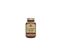 Solgar L-Lysine 500mg Vegetable Capsules - Pack of 50 - Essential Amino Acid - Vegan, Vegetarian, Kosher