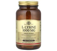 Solgar, L-Lysine, Free Form, 1,000 mg, 100 Tablets