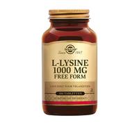 Solgar, L-Lysine, Free Form, 1,000 mg, 100 Tablets