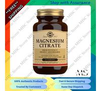 Solgar Magnesium Citrate 60 Tablets - Brand New (Exp:12/26)